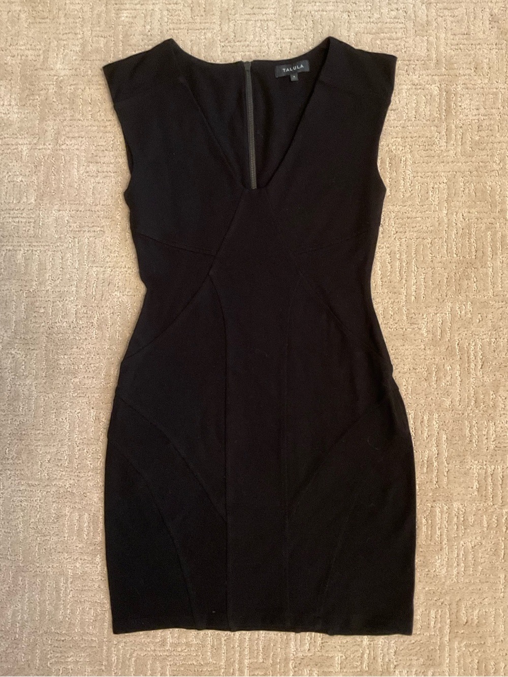 Aritzia Talula Little Black Mini Dress Sleeveless Sz 6 XS EUC Minimalist Classic